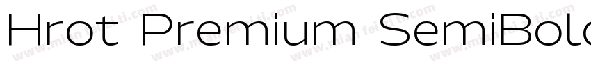 Hrot Premium SemiBold字体转换